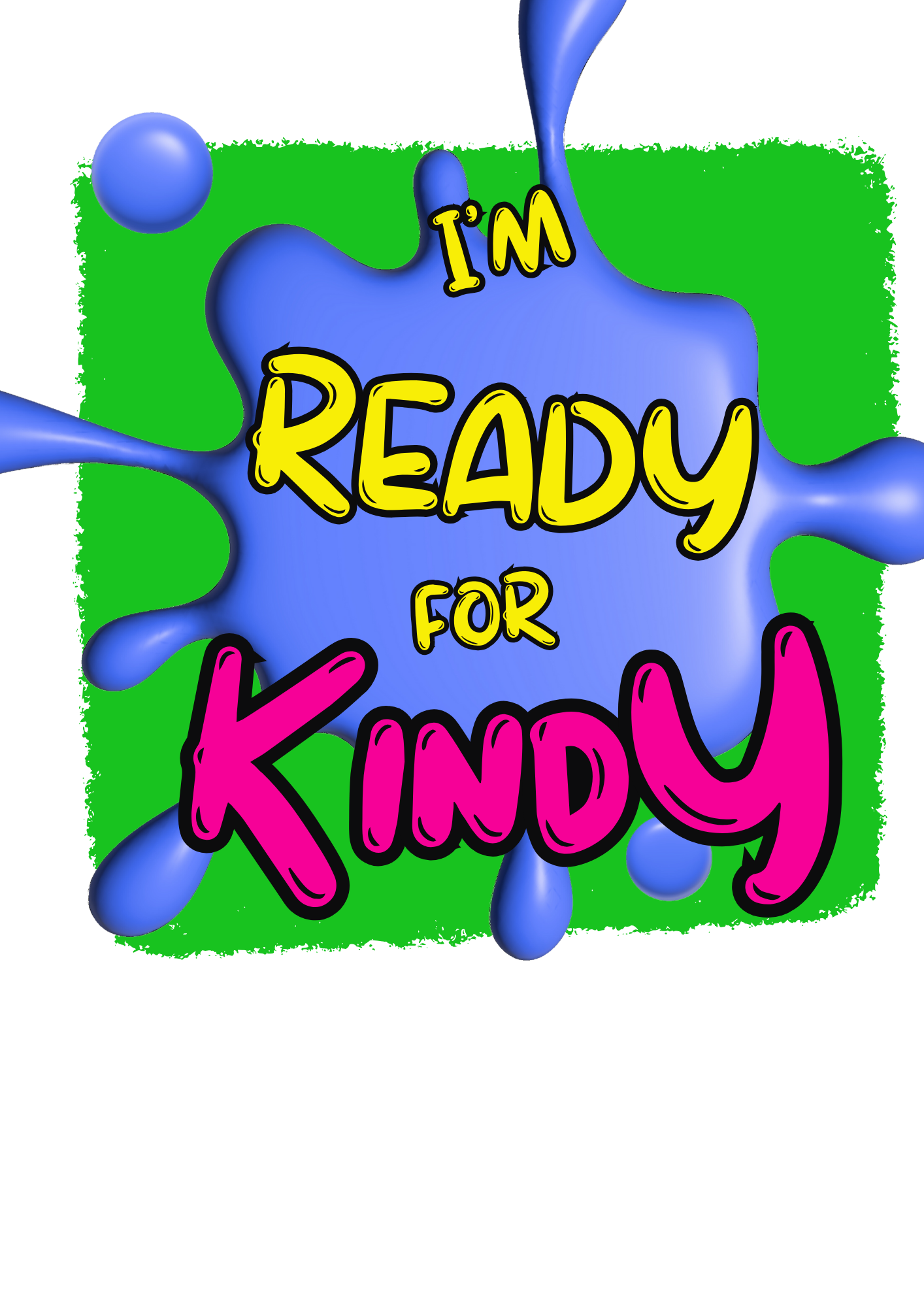 Tattoo Kit I'm ready for Kindergarten Bundle of 150 tattoos for each Kindergarten student