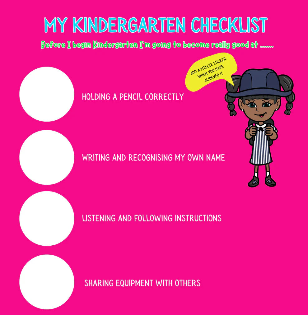 Kindergarten Readiness Kit - Mighty Millie