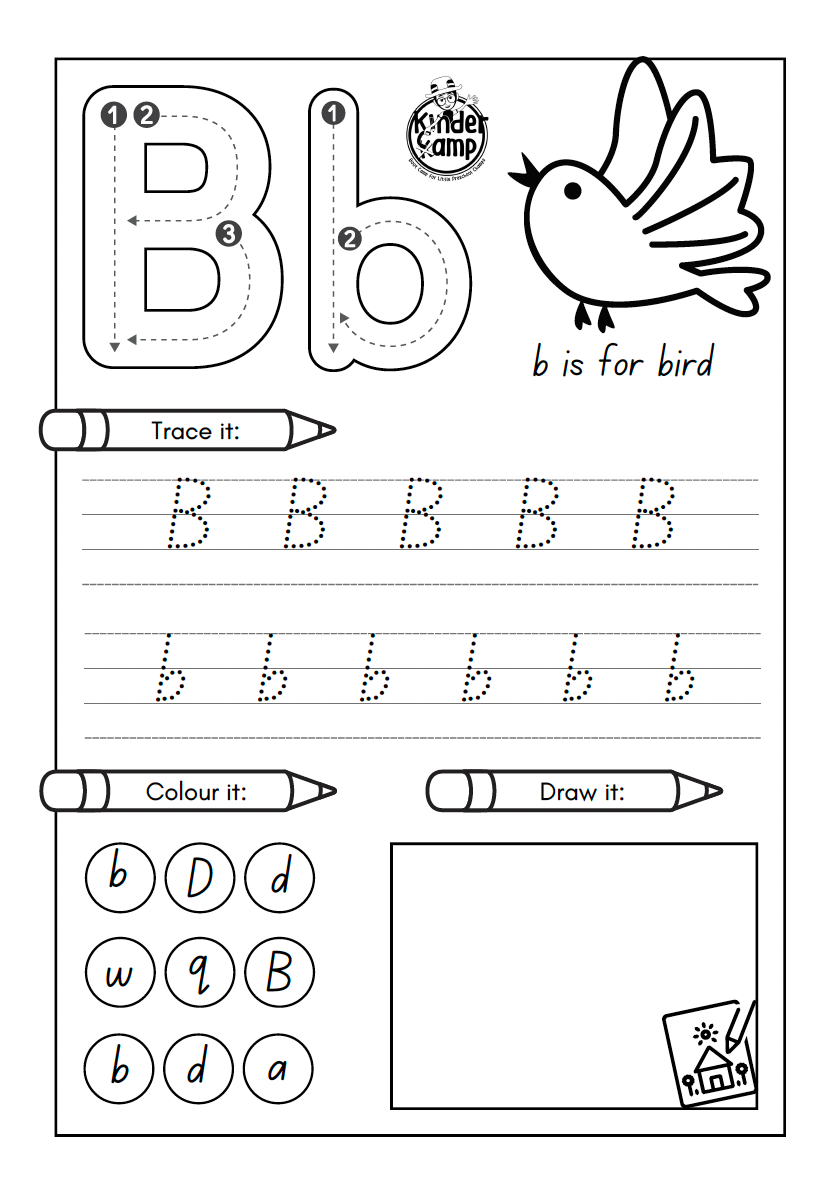 Clever Kenny's Alphabet Worksheet A-Z