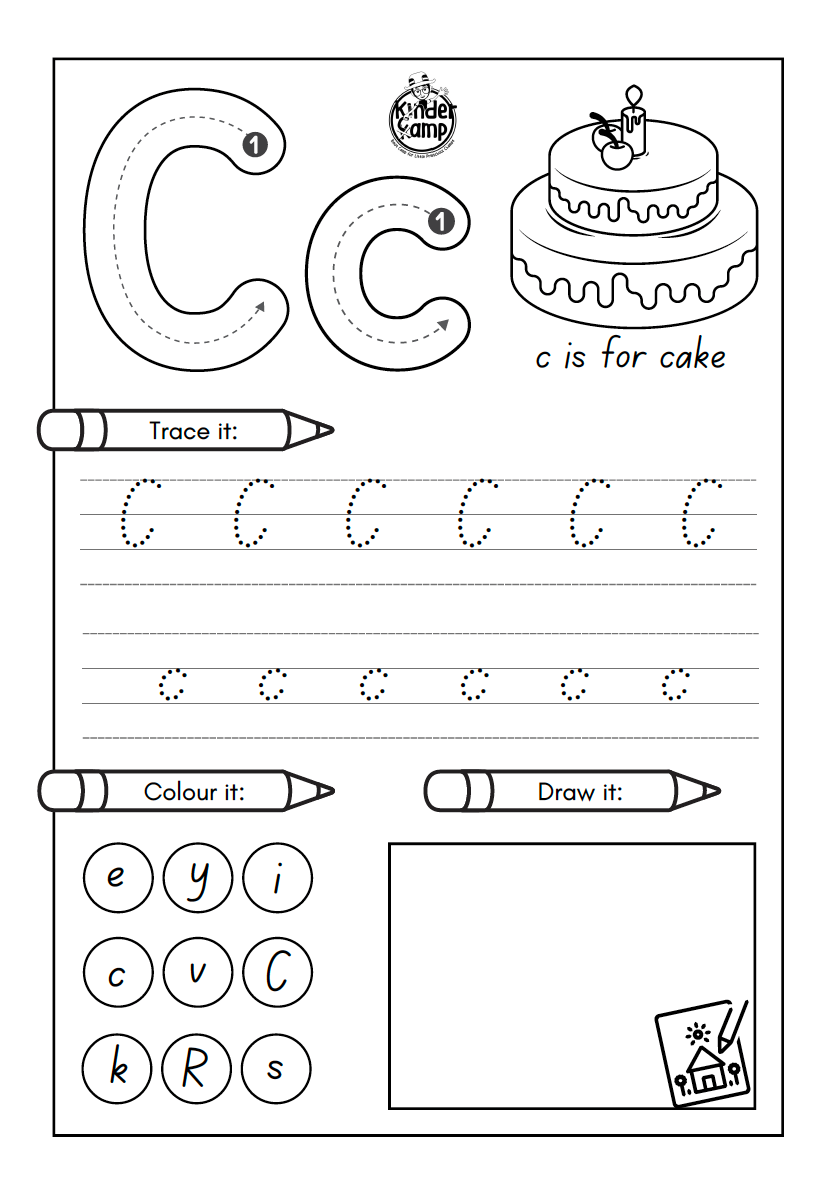 Clever Kenny's Alphabet Worksheet A-Z