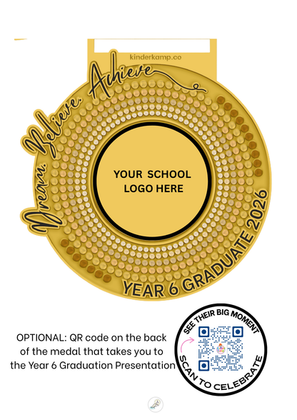Custom Six Graduation medals