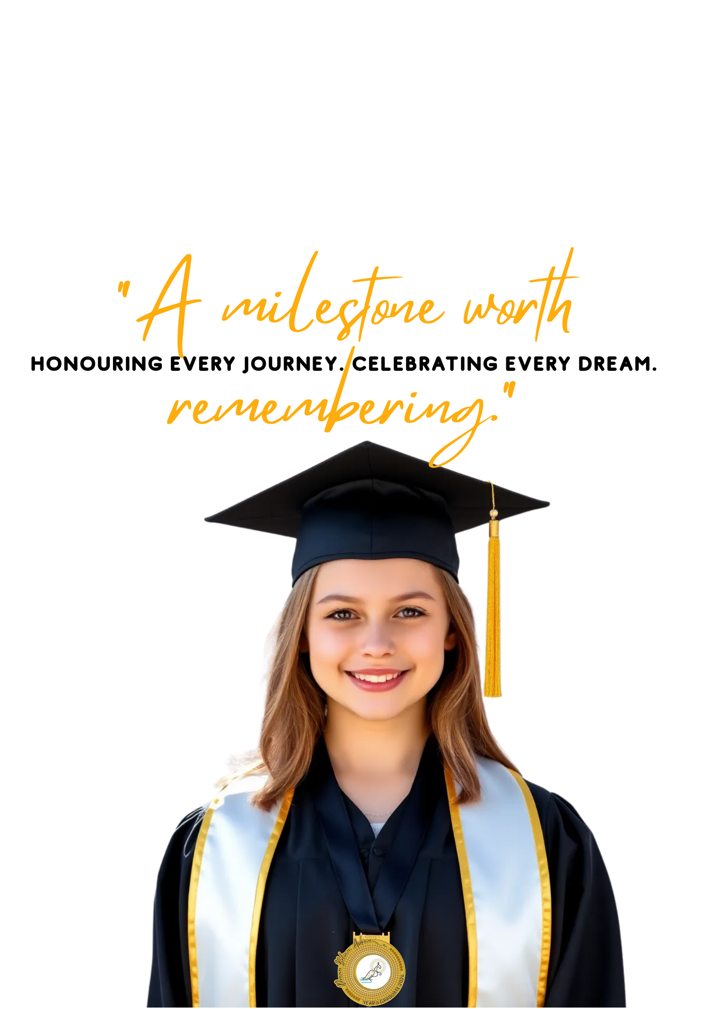 Custom Six Graduation medals